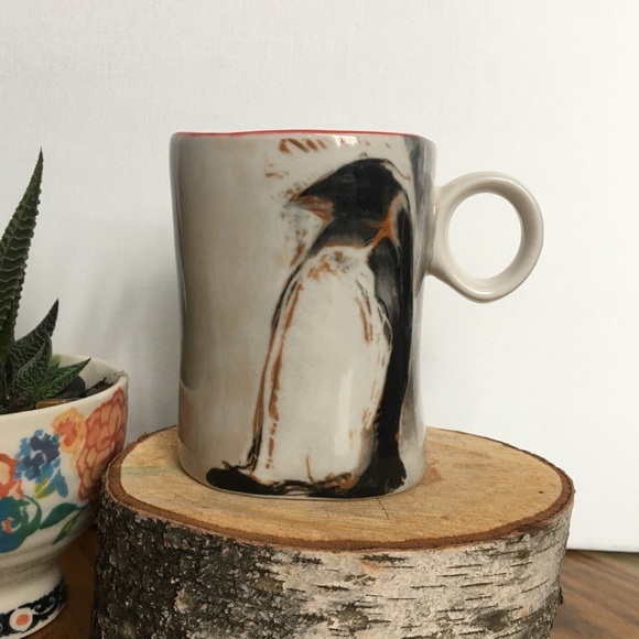 Handmade Penguin Pottery Coffee Tea Mug - Picture 8 of 8